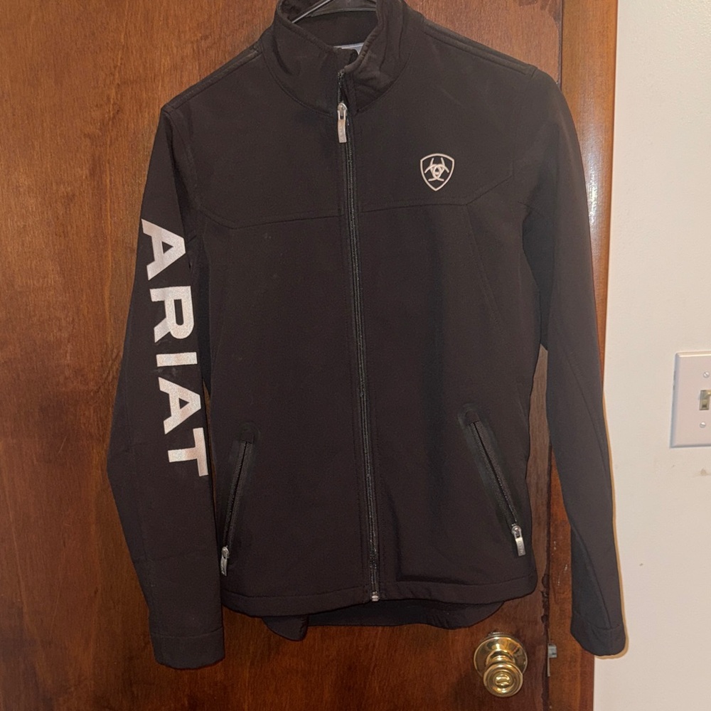 Ariat Black Lightweight Softshell Jacket with Sle… - image 1